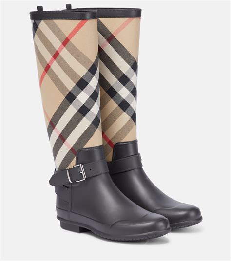 burberry ladies rain boots|authentic burberry rain boots.